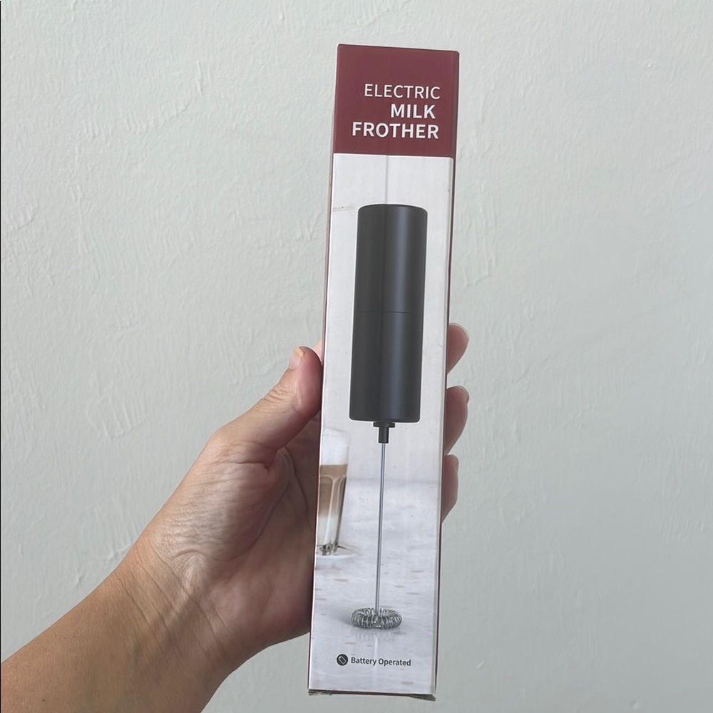 Black Electric Milk Frother